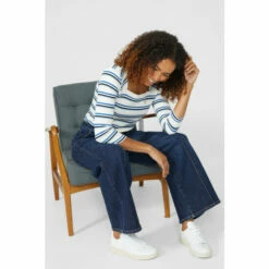 Maine Square Neck Rib Stripe Tee For Female 13 Maine Square Neck Rib Stripe Tee For Female -Maine New England Shop unnamed file 4468