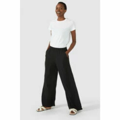 Maine Linen Look Elasticated Trouser For Female -Maine New England Shop unnamed file 4476