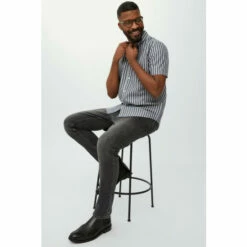 Maine Slim Leg Stretch Grey Jean For Male -Maine New England Shop unnamed file 4516