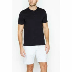 Maine Broken Stripe Print Shorts For Male