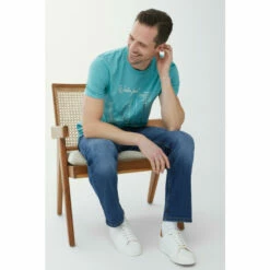 Maine Dark Wash Broken-in Straight Jean For Male -Maine New England Shop unnamed file 4616