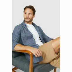 Maine Mini Grid Check Shirt For Male -Maine New England Shop unnamed file 4622