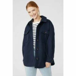Maine Twill Shacket For Female