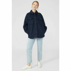 Maine Twill Shacket For Female -Maine New England Shop unnamed file 4644