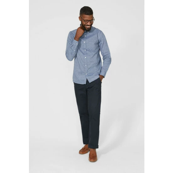 Maine Ditsy Print Long Sleeve Shirt For Male 3 Maine Ditsy Print Long Sleeve Shirt For Male - Image 2