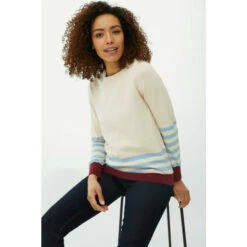 Maine Striped Hem Cotton Jumper For Female 12 Maine Striped Hem Cotton Jumper For Female -Maine New England Shop unnamed file 4662