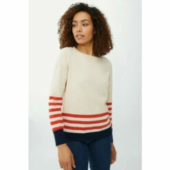 Maine Striped Hem Cotton Jumper For Female 14 Maine Striped Hem Cotton Jumper For Female -Maine New England Shop unnamed file 4664