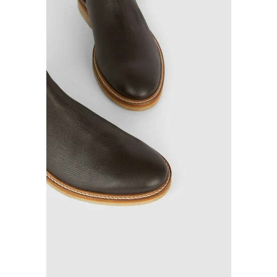 Maine Hampton Leather Crepe Effect Chelsea Boot For Male 5 Maine Hampton Leather Crepe Effect Chelsea Boot For Male - Image 3