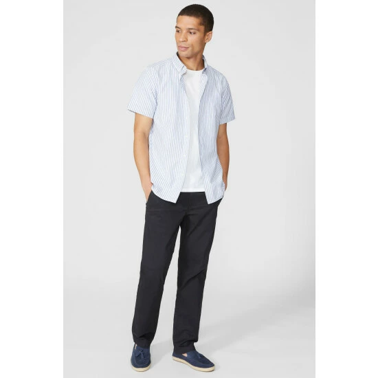 Maine Double Stripe Shirt For Male 6 Maine Double Stripe Shirt For Male - Image 4