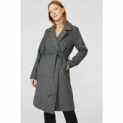 Maine Belted Collared Coat For Female -Maine New England Shop unnamed file 564