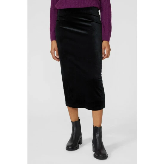 Maine Velvet A-line Skirt For Female 3 Maine Velvet A-line Skirt For Female