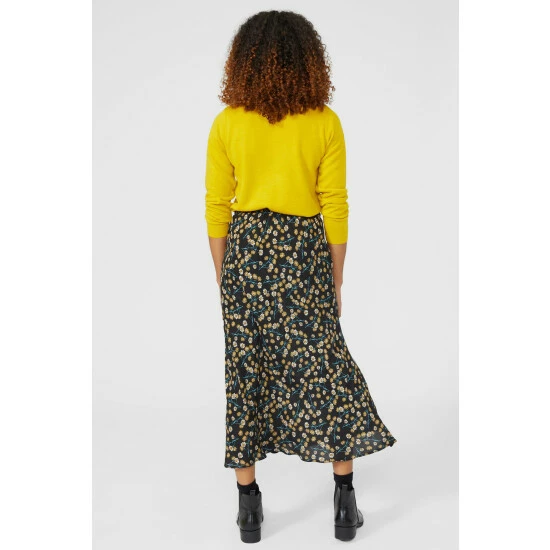 Maine Bias Cut Floral Print Skirt For Female 6 Maine Bias Cut Floral Print Skirt For Female - Image 4