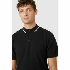 Maine Premium Pure Cotton Knitted Polo For Male