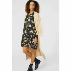 Maine Long Sleeve Button Through Floral Printed Dress For Female -Maine New England Shop unnamed file 624