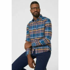 Maine Multi Coloured Grid Check Shirt For Male -Maine New England Shop unnamed file 630