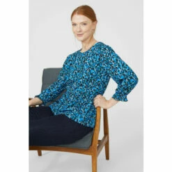 Maine Animal Print Frill Detail Top For Female 14 Maine Animal Print Frill Detail Top For Female -Maine New England Shop unnamed file 643