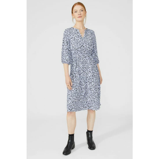 Maine ¾ Sleeve Notch Neck Midi Dress For Female 8 Maine ¾ Sleeve Notch Neck Midi Dress For Female - Image 6