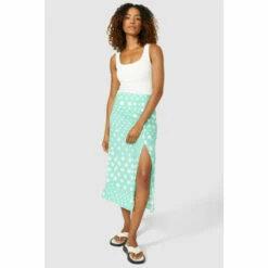 Maine Multi Spot Print Midi Skirt For Female