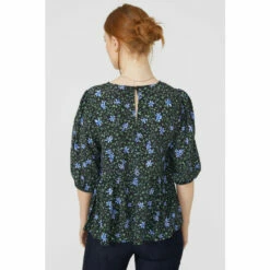 Maine ¾ Sleeve Peplum Top For Female -Maine New England Shop unnamed file 747