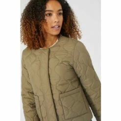 Maine Collarless Quilted Jacket For Female -Maine New England Shop unnamed file 779