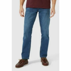 Maine Mid Wash Straight Jean For Male