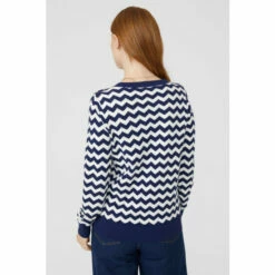 Maine Zig Zag Crew Neck Jumper For Female -Maine New England Shop unnamed file 864