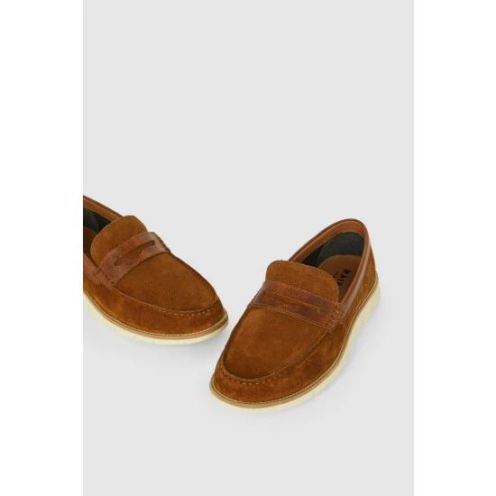 Maine Claydon Suede Lightweight Sole Loafer For Male 4 Maine Claydon Suede Lightweight Sole Loafer For Male - Image 2