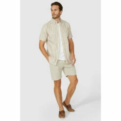 Maine Varied Stripe Shirt For Male