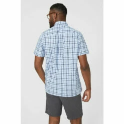 Maine Textured Mini Graph Check Shirt For Male -Maine New England Shop unnamed file 959